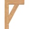 Ekena Millwork Traditional Block Smooth Bracket w/ Offset Brace, Western Red Cedar, 7 1/2"W x 26"D x 38"H BKT0806X26X38TRA05SWR - alternate 4